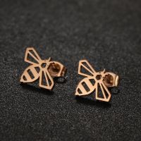 1 Pair Lady Animal Stainless Steel Irregular Plating Ear Studs sku image 16