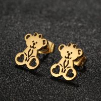 1 Pair Lady Animal Stainless Steel Irregular Plating Ear Studs sku image 27