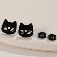 1 Pair Lady Animal Stainless Steel Irregular Plating Ear Studs sku image 32