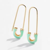 1 Pair Simple Style Pin Copper Plating Gold Plated Earrings main image 4