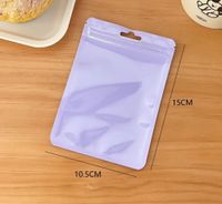 Simple Style Solid Color Plastic Storage Bag main image 4
