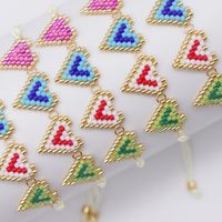 Elegant Lady Heart Shape Glass Glass Women's Bracelets main image 6