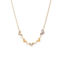 Elegant Lady Heart Shape Titanium Steel Necklace main image 3