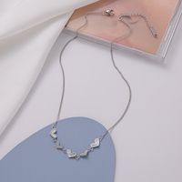 Elegant Lady Heart Shape Titanium Steel Necklace main image 2