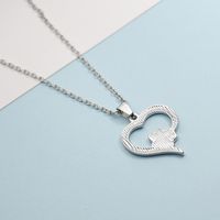 Casual Simple Style Streetwear Heart Shape Alloy Plating Women's Pendant Necklace main image 2