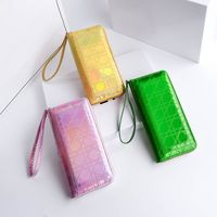 Women's Letter Solid Color Pu Leather Zipper Coin Purses main image 3