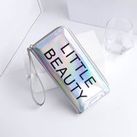 Women's Letter Solid Color Pu Leather Zipper Coin Purses sku image 10