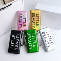 Women's Letter Solid Color Pu Leather Zipper Coin Purses main image 2