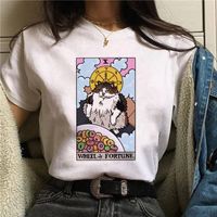 Women's T-shirt Short Sleeve T-shirts Casual Streetwear Letter Cat main image 1