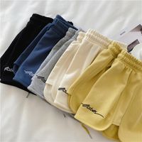 Women's Street Classic Style Solid Color Shorts Embroidery Baggy Shorts main image 6