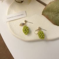 Cartoon Style Fruit Resin Metal Women's Drop Earrings sku image 1