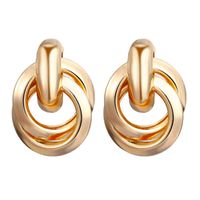 Simple Style Commute Solid Color Metal Women's Earrings main image 6