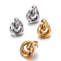 Simple Style Commute Solid Color Metal Women's Earrings main image 5