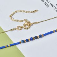 Simple Style Geometric Stainless Steel Natural Crystal Glass Necklace In Bulk main image 5