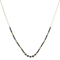 Simple Style Geometric Stainless Steel Natural Crystal Glass Necklace In Bulk sku image 9