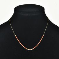 Simple Style Geometric Stainless Steel Natural Crystal Glass Necklace In Bulk main image 2
