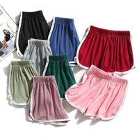 Femmes Rue Style Classique Couleur Unie Shorts Patchwork Pantalons Décontractés main image 4