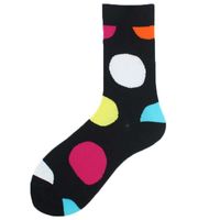 Unisex Klassischer Stil Geometrisch Baumwolle Crew Socken Ein Paar sku image 14