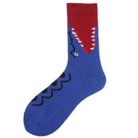 Unisex Klassischer Stil Geometrisch Baumwolle Crew Socken Ein Paar sku image 12