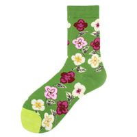 Unisex Classic Style Geometric Cotton Crew Socks A Pair sku image 22