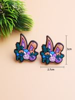 Cute Animal Synthetic Resin Plating Easter Women's Ear Studs main image 3