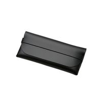 Stylish And Portable Black Pvc Soft Bag Sunglasses Case main image 5