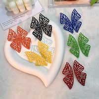 Casual Butterfly Alloy Stoving Varnish Women's Ear Studs main image 1