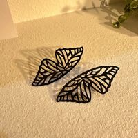 Casual Butterfly Alloy Stoving Varnish Women's Ear Studs sku image 1
