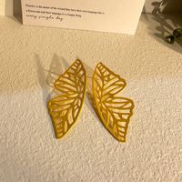 Casual Butterfly Alloy Stoving Varnish Women's Ear Studs sku image 3