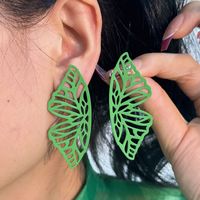 Casual Butterfly Alloy Stoving Varnish Women's Ear Studs main image 2