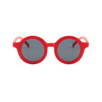 Cute Solid Color Tr Round Frame Full Frame Kids Sunglasses main image 5