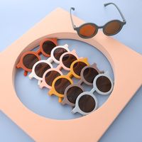 جذاب اللون الصامد Tr إطار دائري اطار كامل الاطفال النظارات الشمسية main image 6