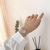 Elegant Einfacher Stil Runden Quarz Frauen Uhren sku image 10