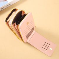 Women's All Seasons Pu Leather Letter Solid Color Basic Square Zipper Phone Wallet main image 5