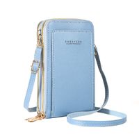 Women's All Seasons Pu Leather Letter Solid Color Basic Square Zipper Phone Wallet main image 4