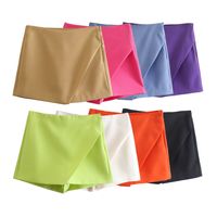 Women's Daily Streetwear Solid Color Shorts Patchwork Casual Pants main image 3