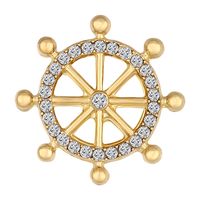Elegante Geométrico Aleación Embutido Perlas Artificiales Diamantes De Imitación Ópalo Mujeres Broches sku image 8