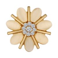 Elegante Geométrico Aleación Embutido Perlas Artificiales Diamantes De Imitación Ópalo Mujeres Broches sku image 5