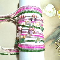 Elegant Solid Color Seed Bead Women's Chain Belts main image 3