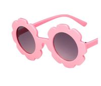 Cute Solid Color Round Frame Full Frame Kids Sunglasses sku image 10