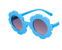 Cute Solid Color Round Frame Full Frame Kids Sunglasses sku image 11