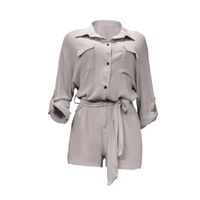 Women's Daily Casual Simple Style Solid Color Shorts Rompers main image 6