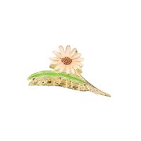Pastoral Flower Alloy Plating Hair Claws main image 3
