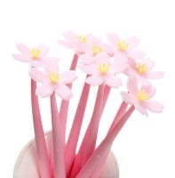 New Soft Rubber Flower Gel Pen Beautiful Water-based Paint Pen Student Office Supplies main image 4
