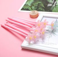 New Soft Rubber Flower Gel Pen Beautiful Water-based Paint Pen Student Office Supplies main image 3