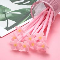 New Soft Rubber Flower Gel Pen Beautiful Water-based Paint Pen Student Office Supplies main image 2