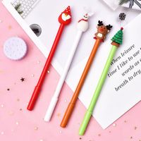 Kreativer Süßer Cartoon Weihnachts Serie Gel Stift Kleiner Frischer Student Büro Signatur Stift Prüfung Stift Briefpapier main image 4