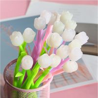 Color Changing  Rose Soft Glue Gel Pen Flower Pen Gift Student Stationery main image 4