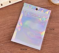 Casual Cute Solid Color Aluminized Laser Film Storage Bag sku image 4