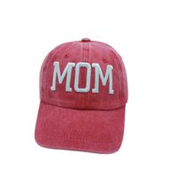 Women's Mama Simple Style Solid Color Patchwork Flat Eaves Baseball Cap sku image 20